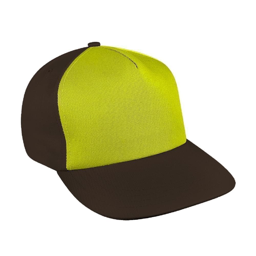 Contrast Front Pro Knit Snapback Flat Brim