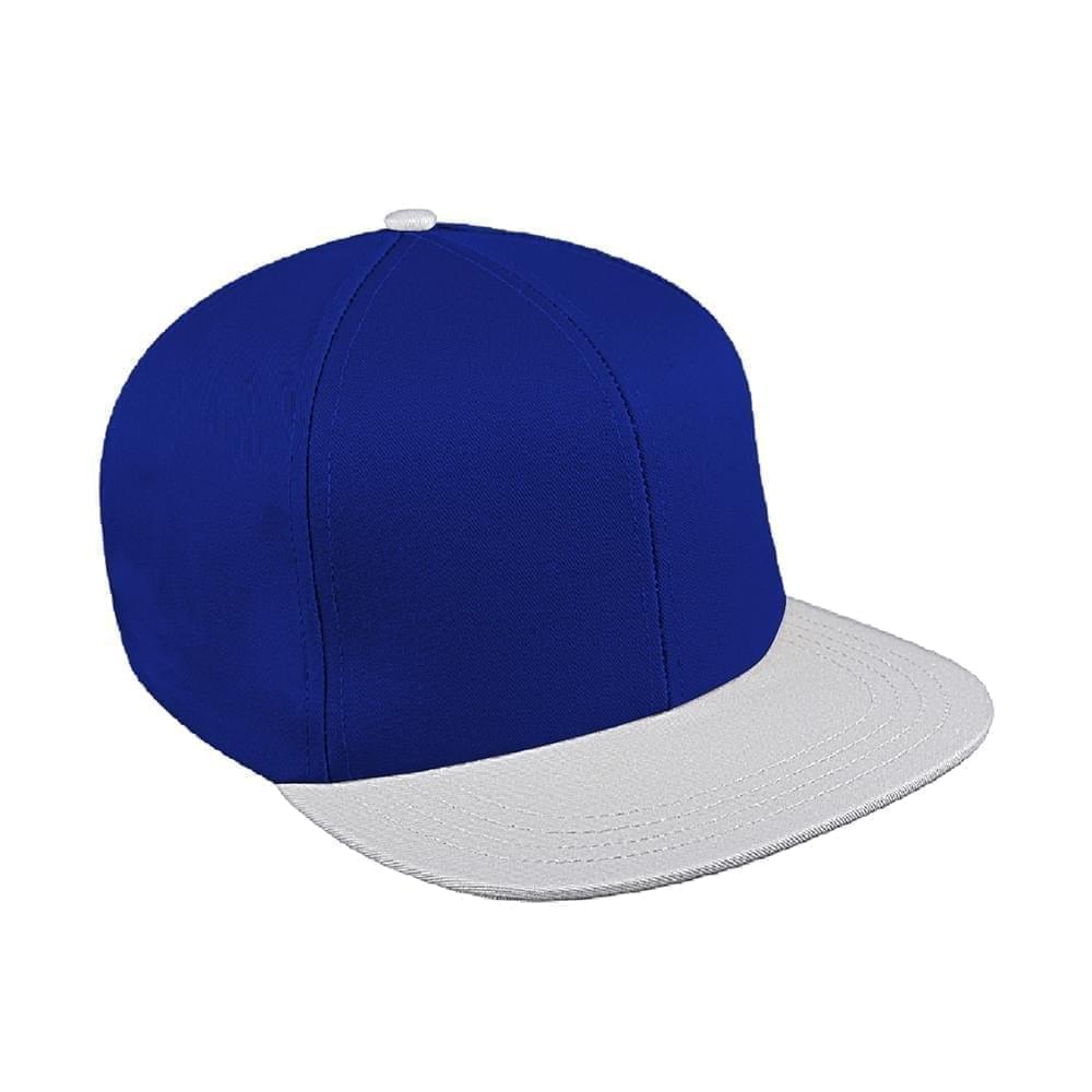 Two Tone Organic Self Strap Flat Brim