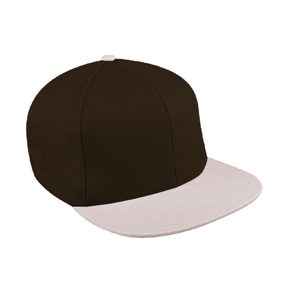 Two Tone Organic Velcro Flat Brim