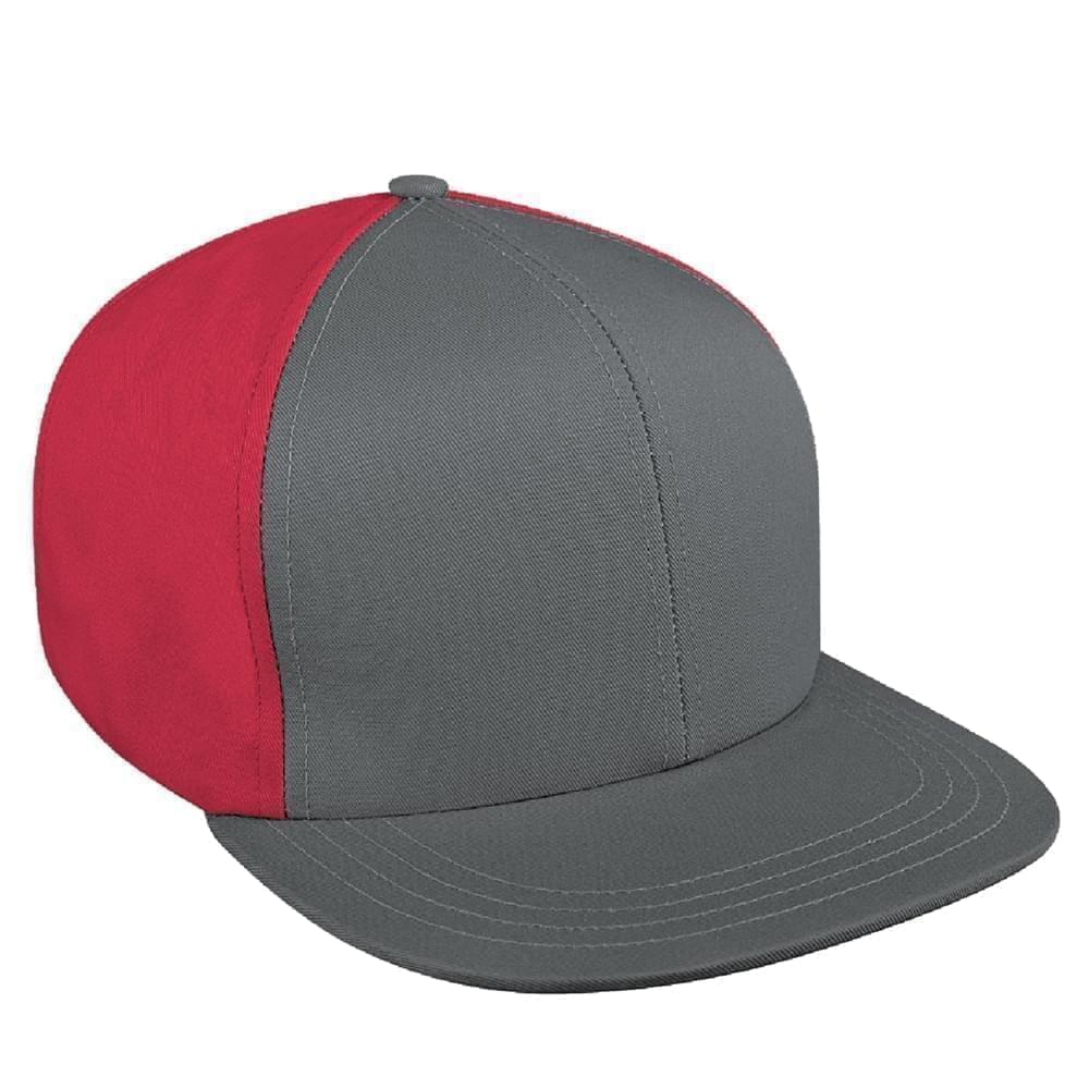 Contrast Back Pro Knit Snapback Flat Brim