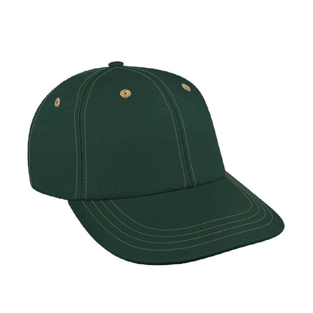 Contrast Stitching Canvas Leather Lowstyle