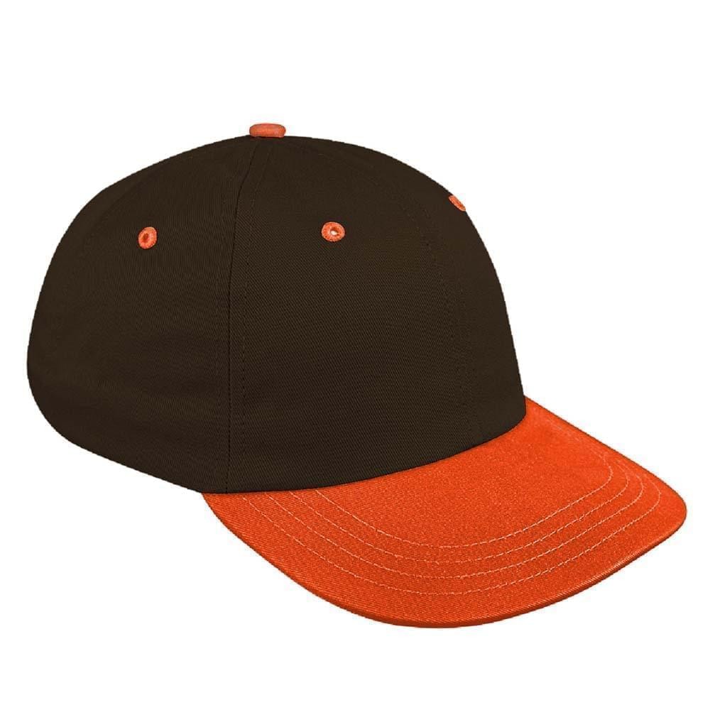Two Tone Eyelets Domestic Velcro Dad Cap