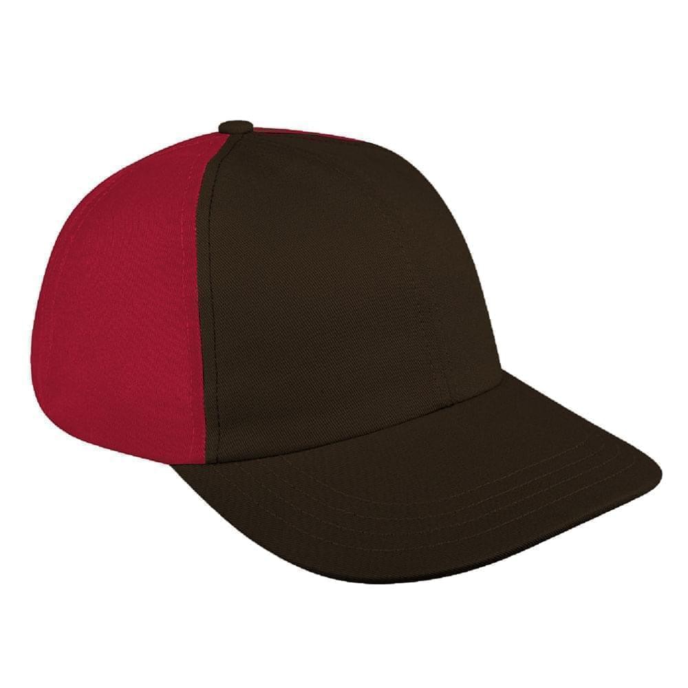 Contrast Back Domestic Velcro Dad Cap