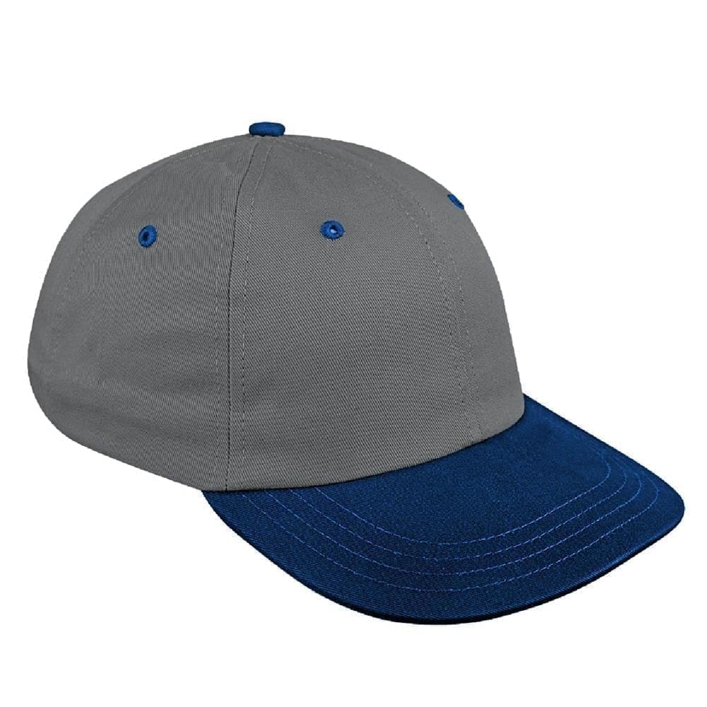 Two Tone Eyelets Organic Self Strap Dad Cap