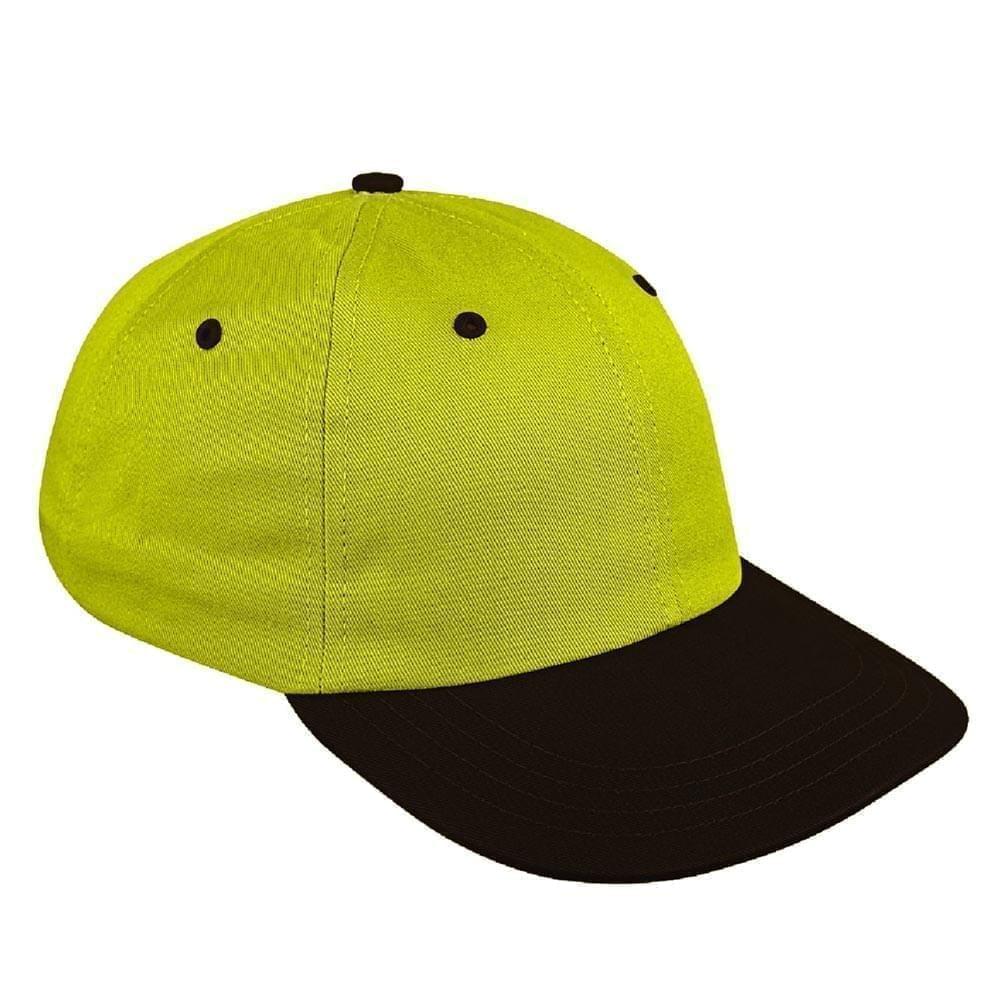 Two Tone Eyelets Pro Knit Leather Dad Cap