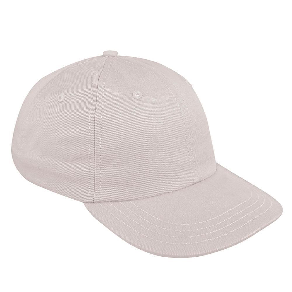 Solid Eyelets Denim Slide Buckle Dad Cap