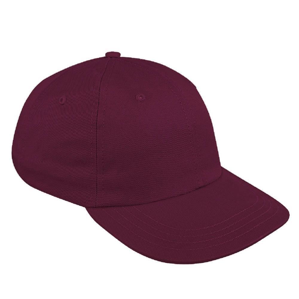 Solid Eyelets Canvas Velcro Dad Cap