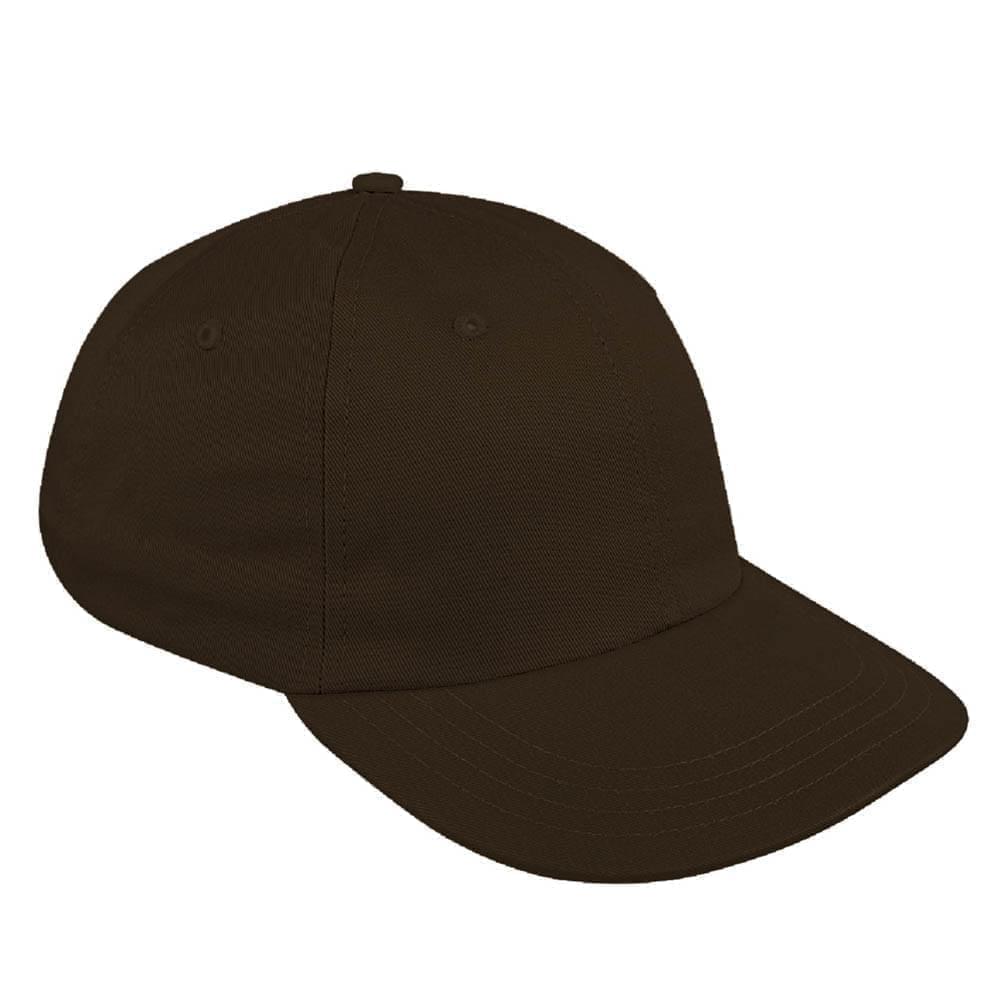 Solid Eyelets Canvas Slide Buckle Dad Cap