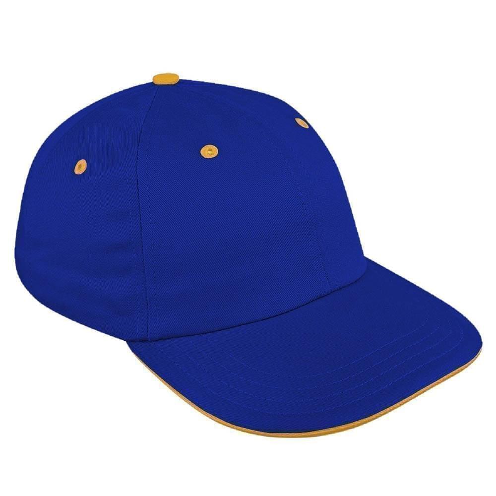 Sandwich Visor Brushed Velcro Dad Cap