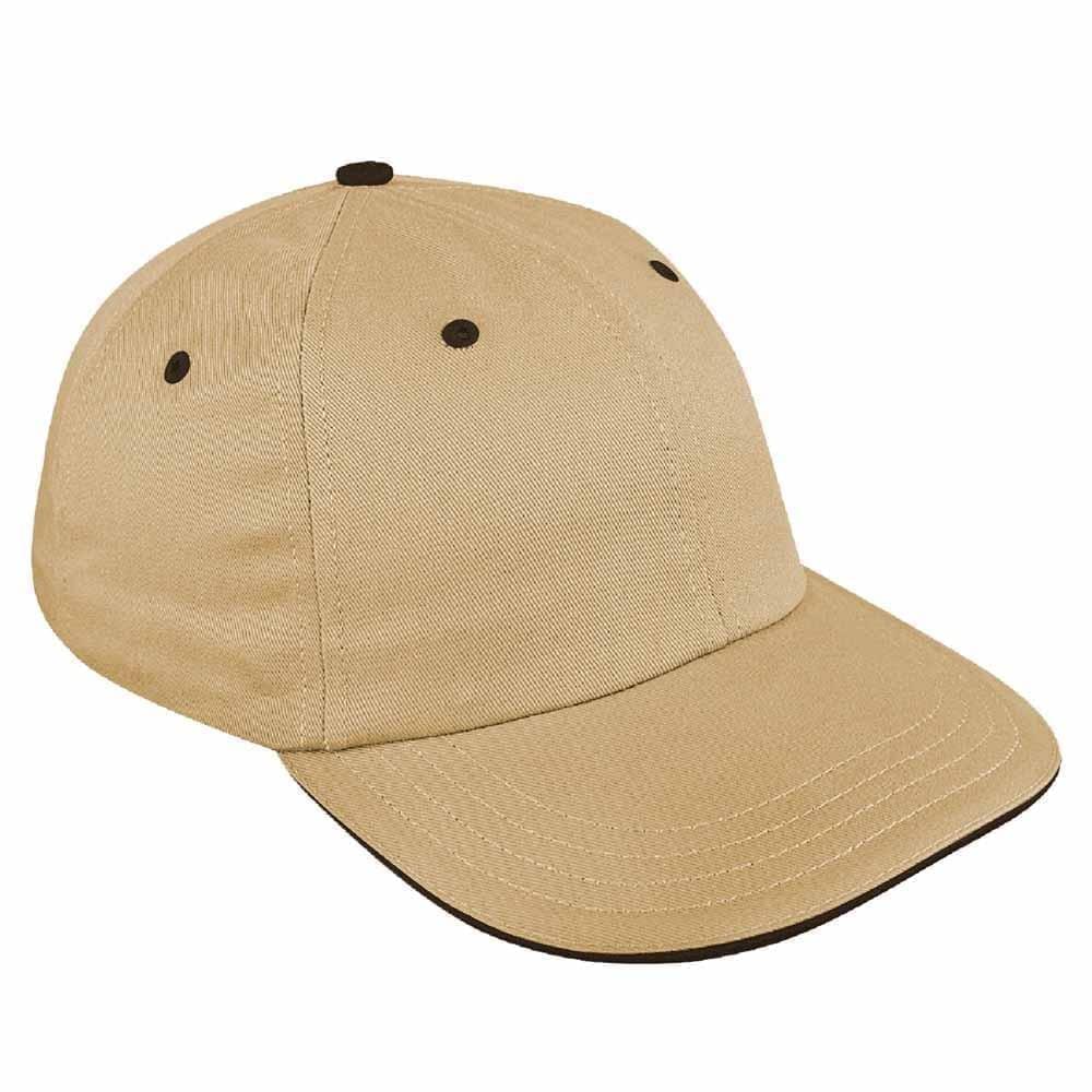 Sandwich Visor Denim Slide Buckle Dad Cap