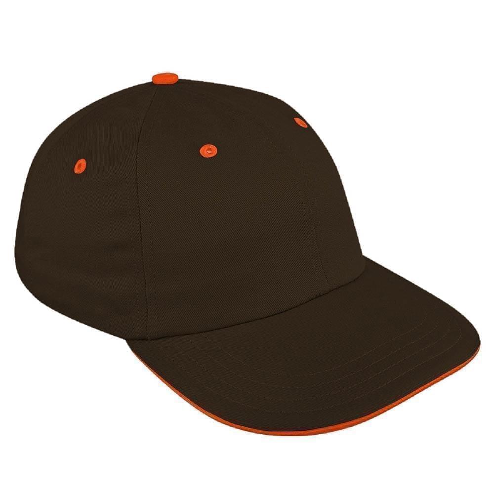 Sandwich Visor Canvas Snapback Dad Cap