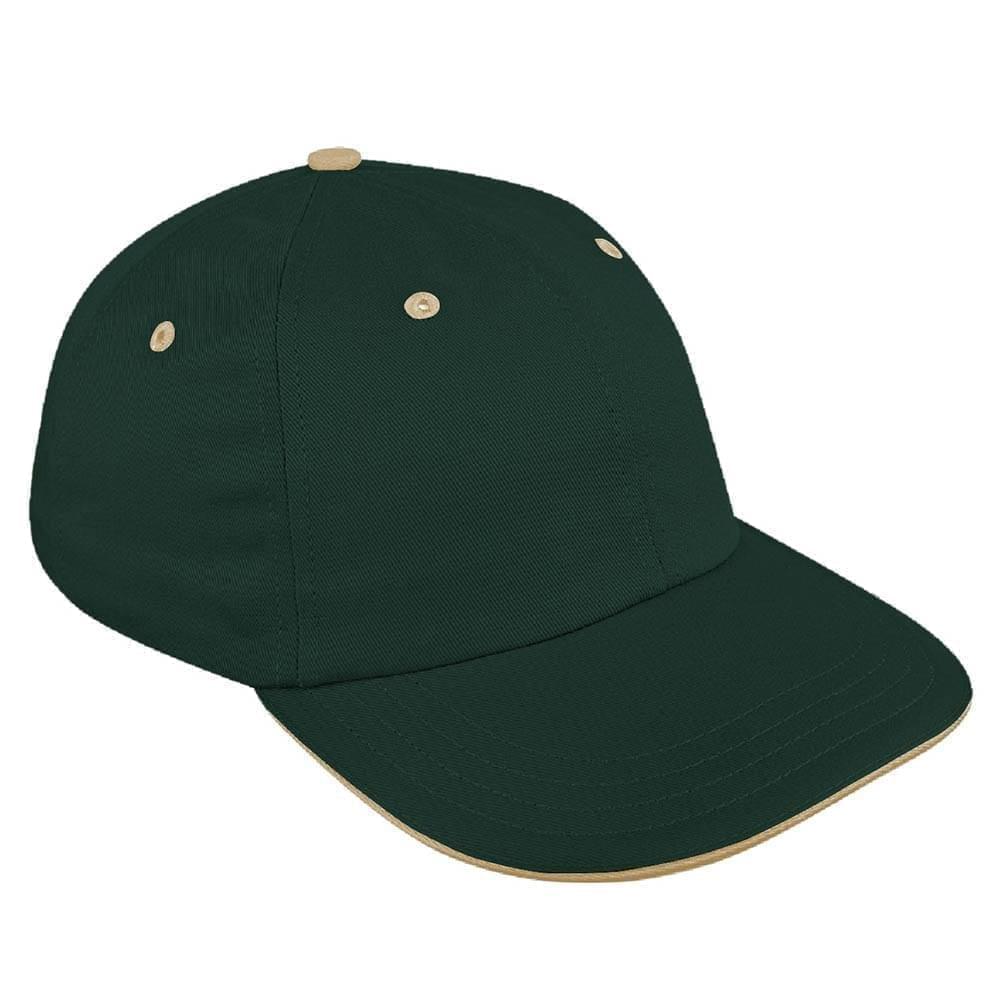 Sandwich Visor Canvas Velcro Dad Cap