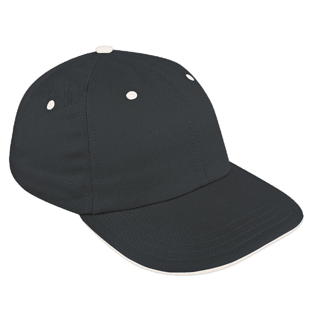 Sandwich Visor Organic Self Strap Dad Cap