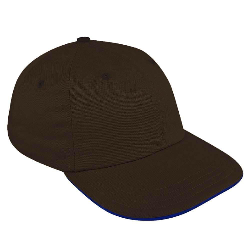 Sandwich Brim Canvas Self Strap Dad Cap