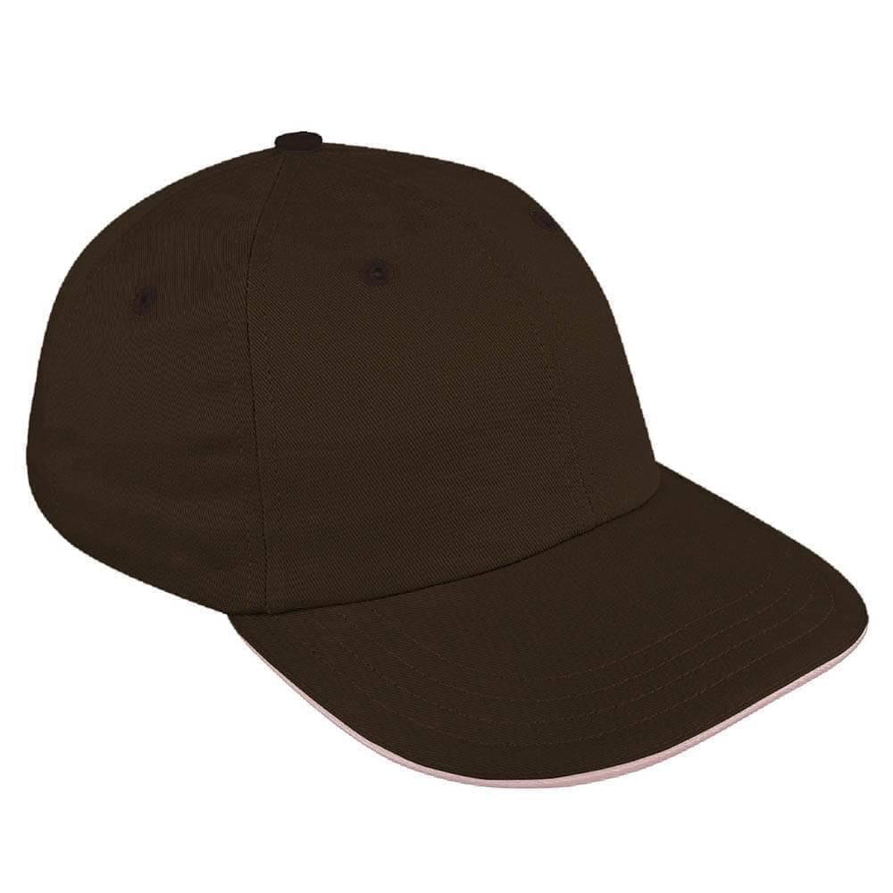 Sandwich Brim Organic Velcro Dad Cap