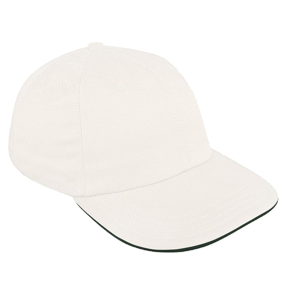 Sandwich Brim Denim Velcro Dad Cap