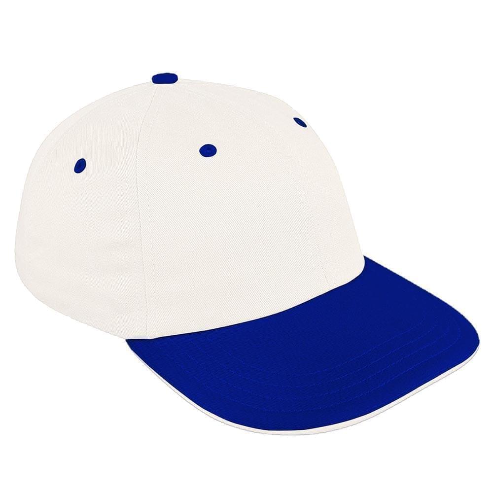 Two Tone Sandwich Denim Velcro Dad Cap