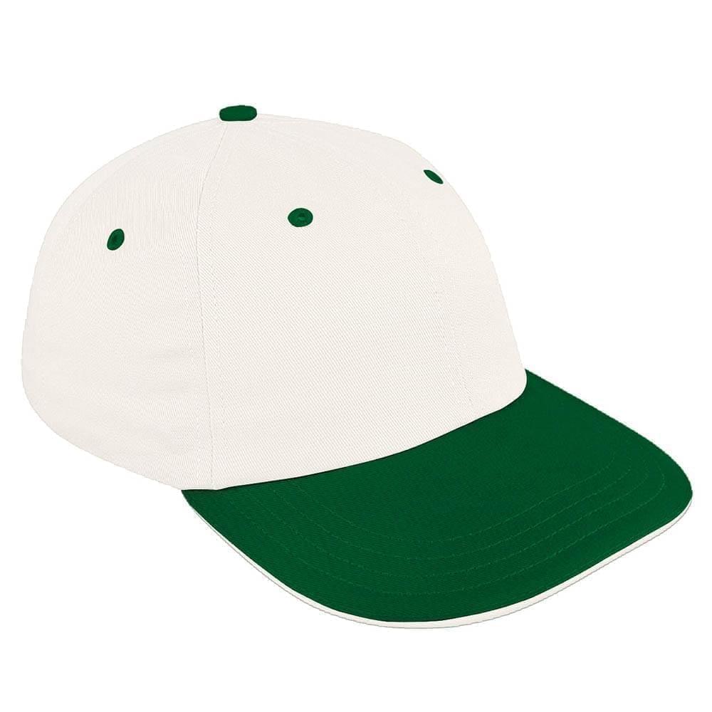 Two Tone Sandwich Wool Snapback Dad Cap