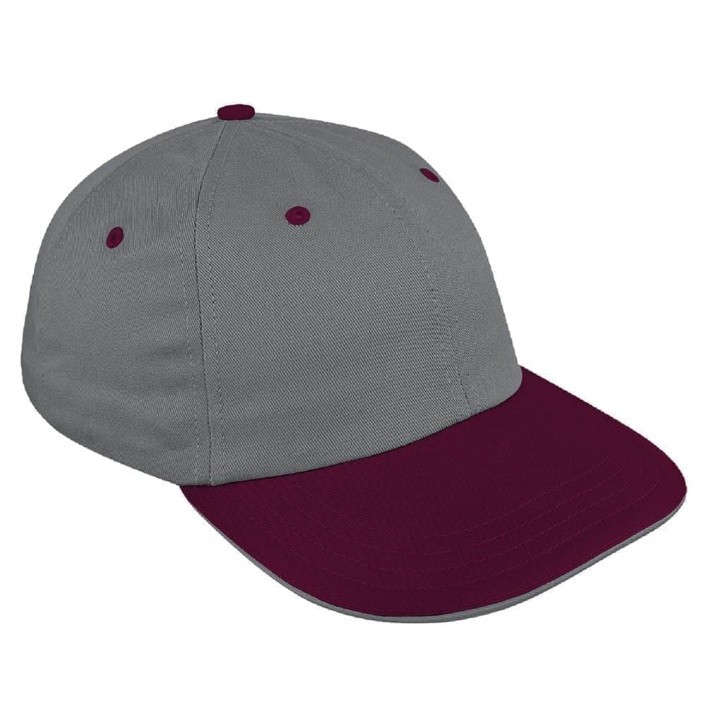 Two Tone Sandwich Wool Slide Buckle Dad Cap