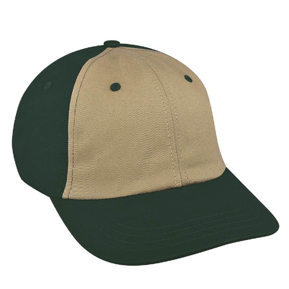 Contrast Front Denim Snapback Dad Cap