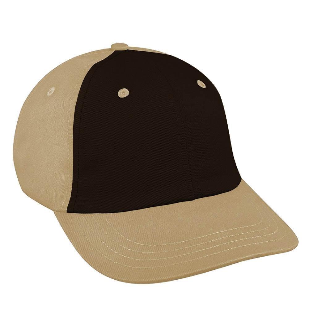 Contrast Front Canvas Velcro Dad Cap