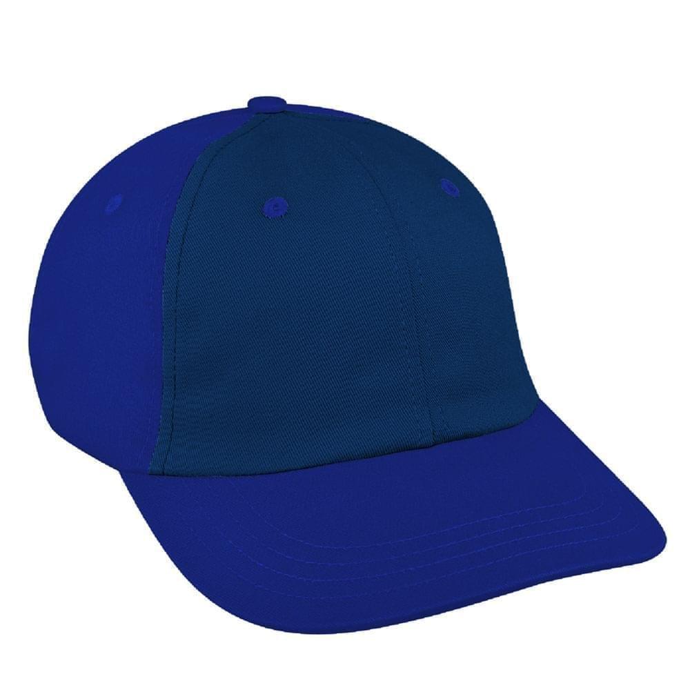 Contrast Front Pro Knit Leather Dad Cap