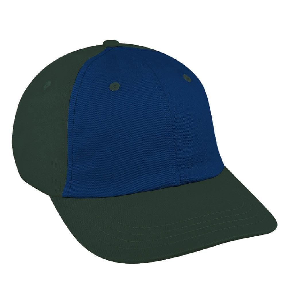 Contrast Front Brushed Velcro Dad Cap