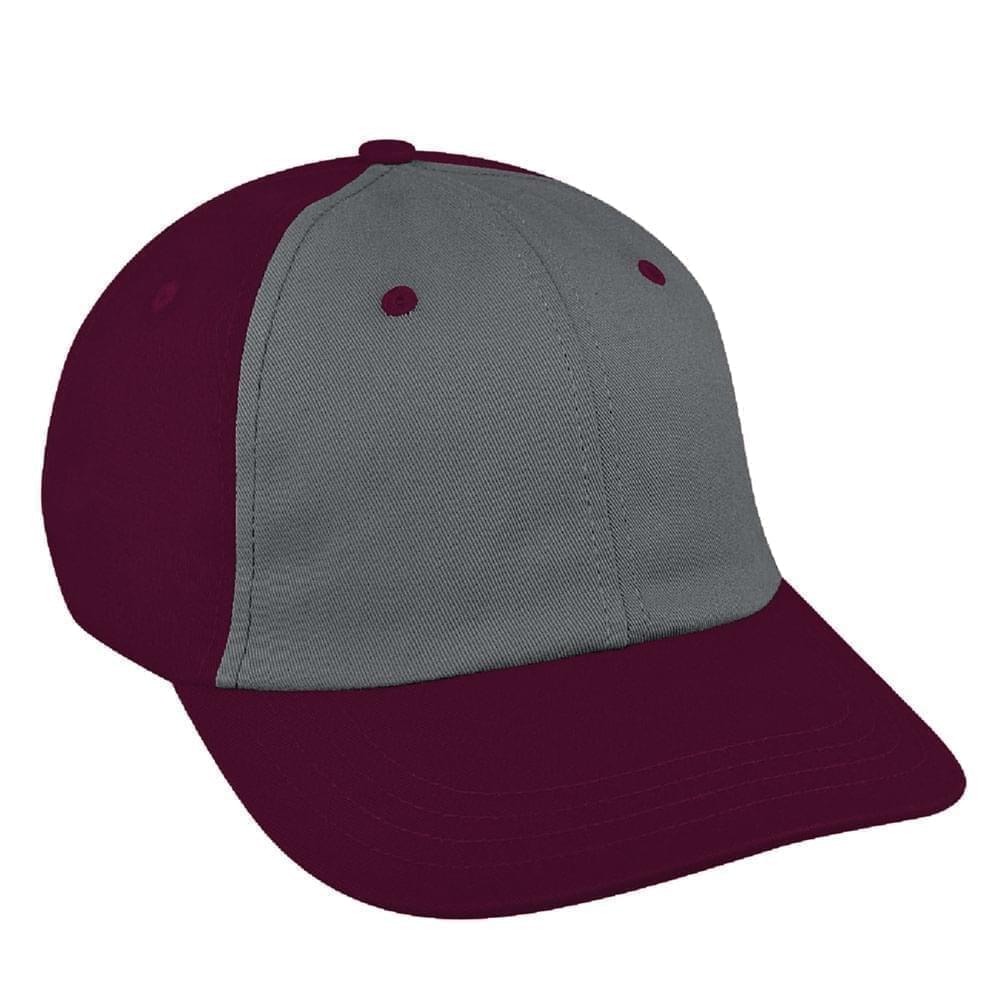 Contrast Front Organic Self Strap Dad Cap