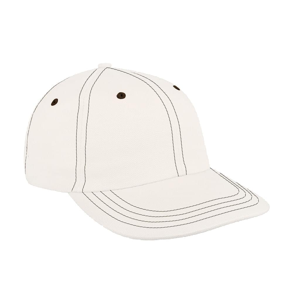 Contrast Stitching Ripstop Velcro Dad Cap