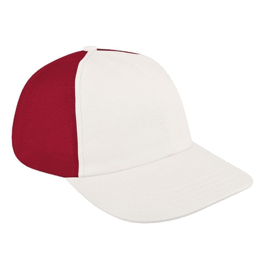 Contrast Back Brushed Snapback Dad Cap