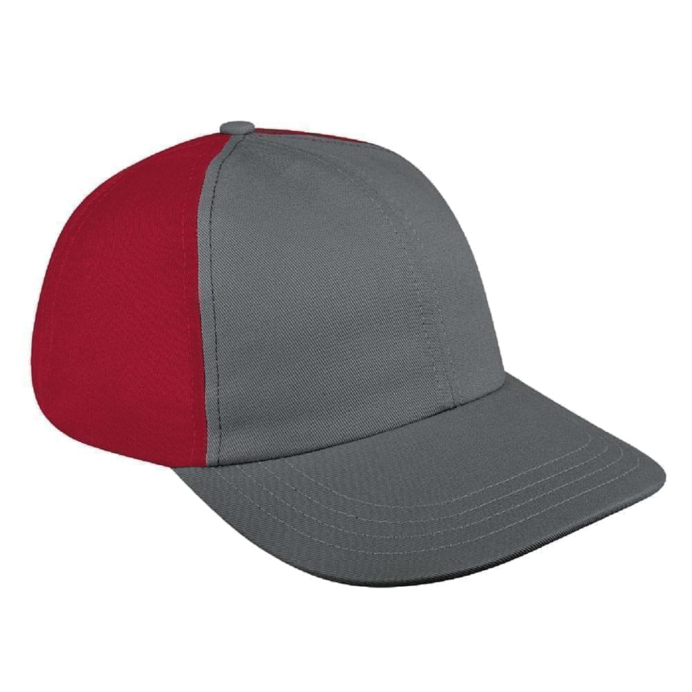 Contrast Back Denim Slide Buckle Dad Cap