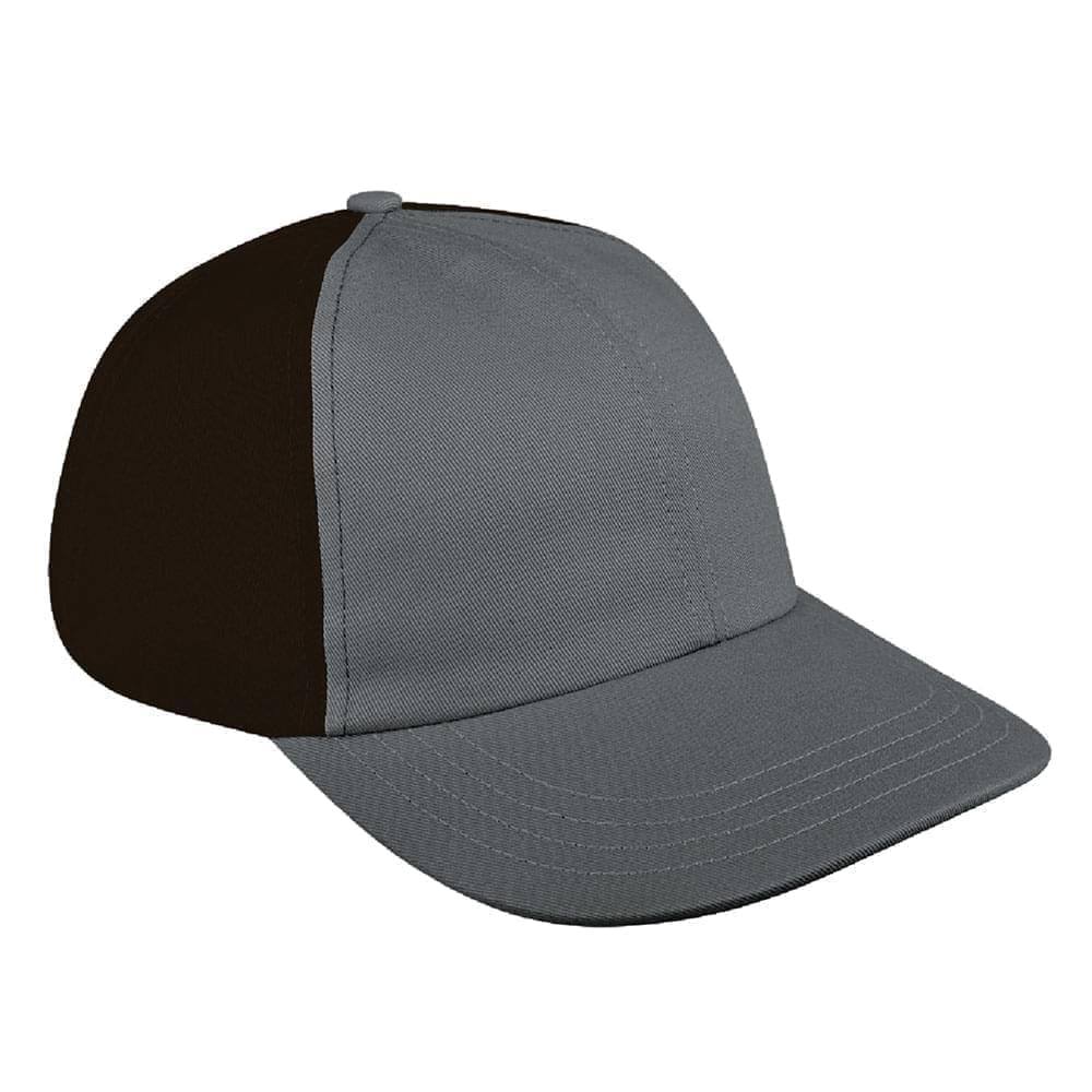 Contrast Back Brushed Self Strap Dad Cap