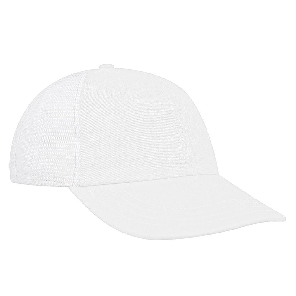 Solid Mesh Back Brushed Front Snapback Dad Cap