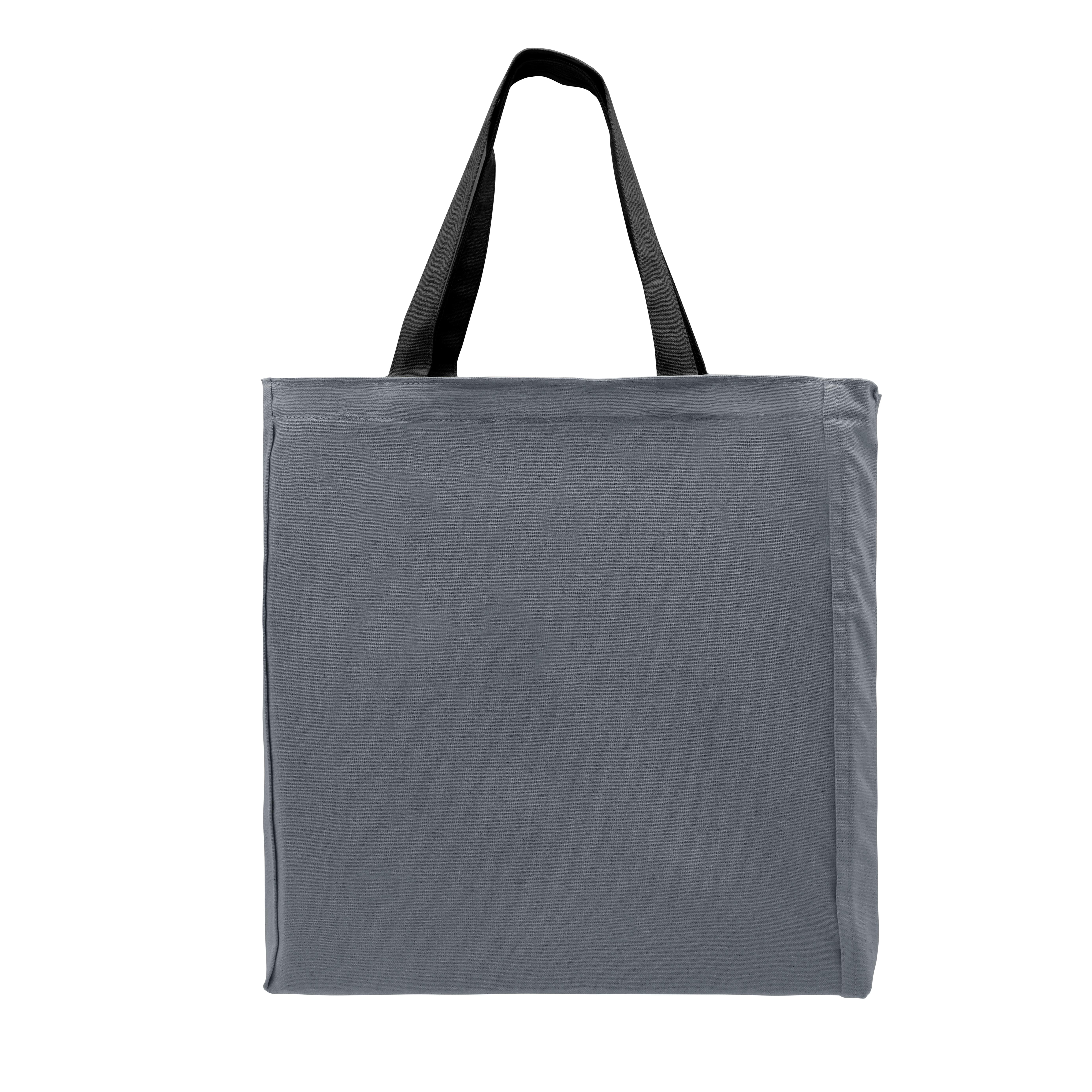 USA Made Gray/Black Zipper Top Dyed Canvas Gusset USA Made Gray/Black Zipper Top Dyed Canvas Gusset