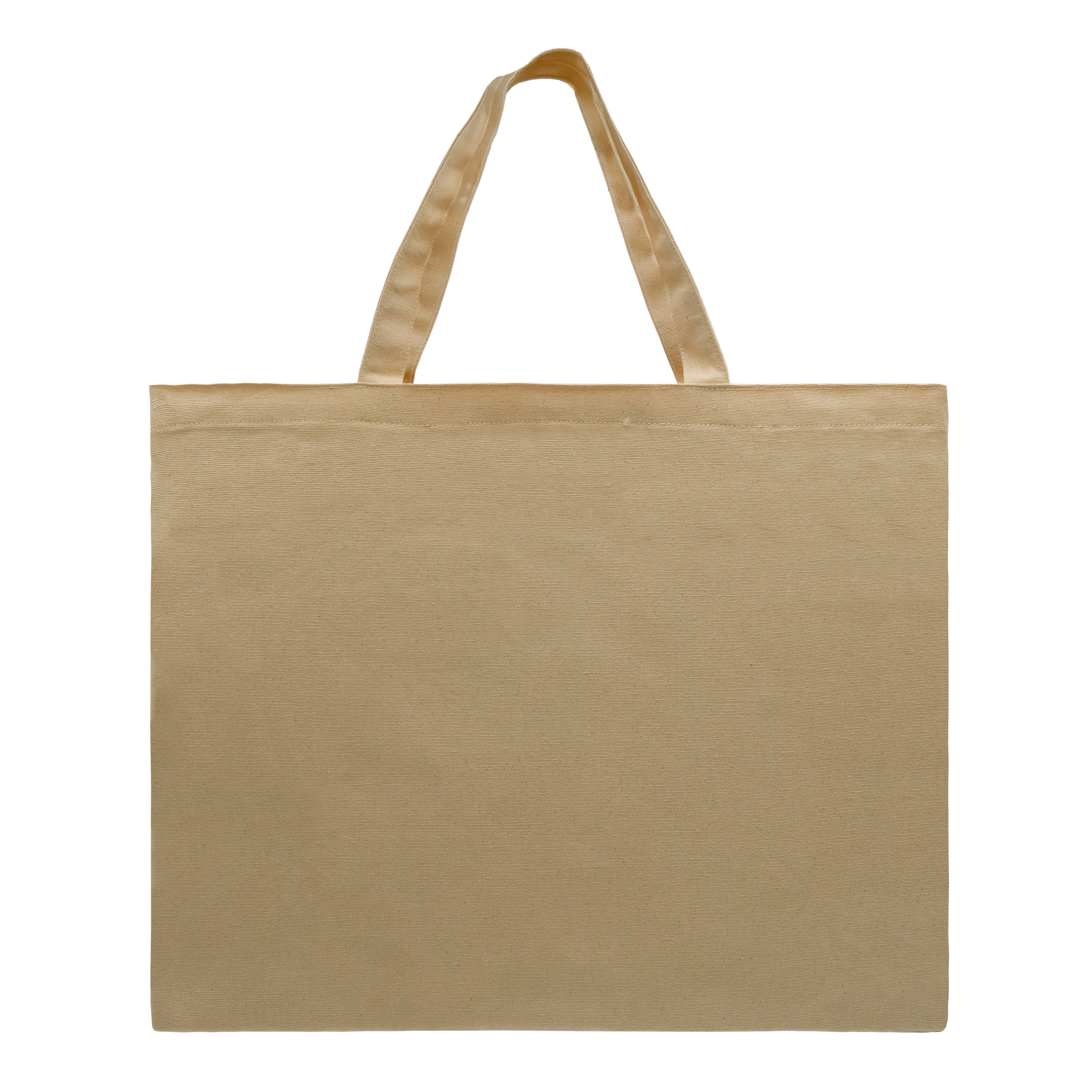 USA Made Natural Natural Canvas Flat Tote