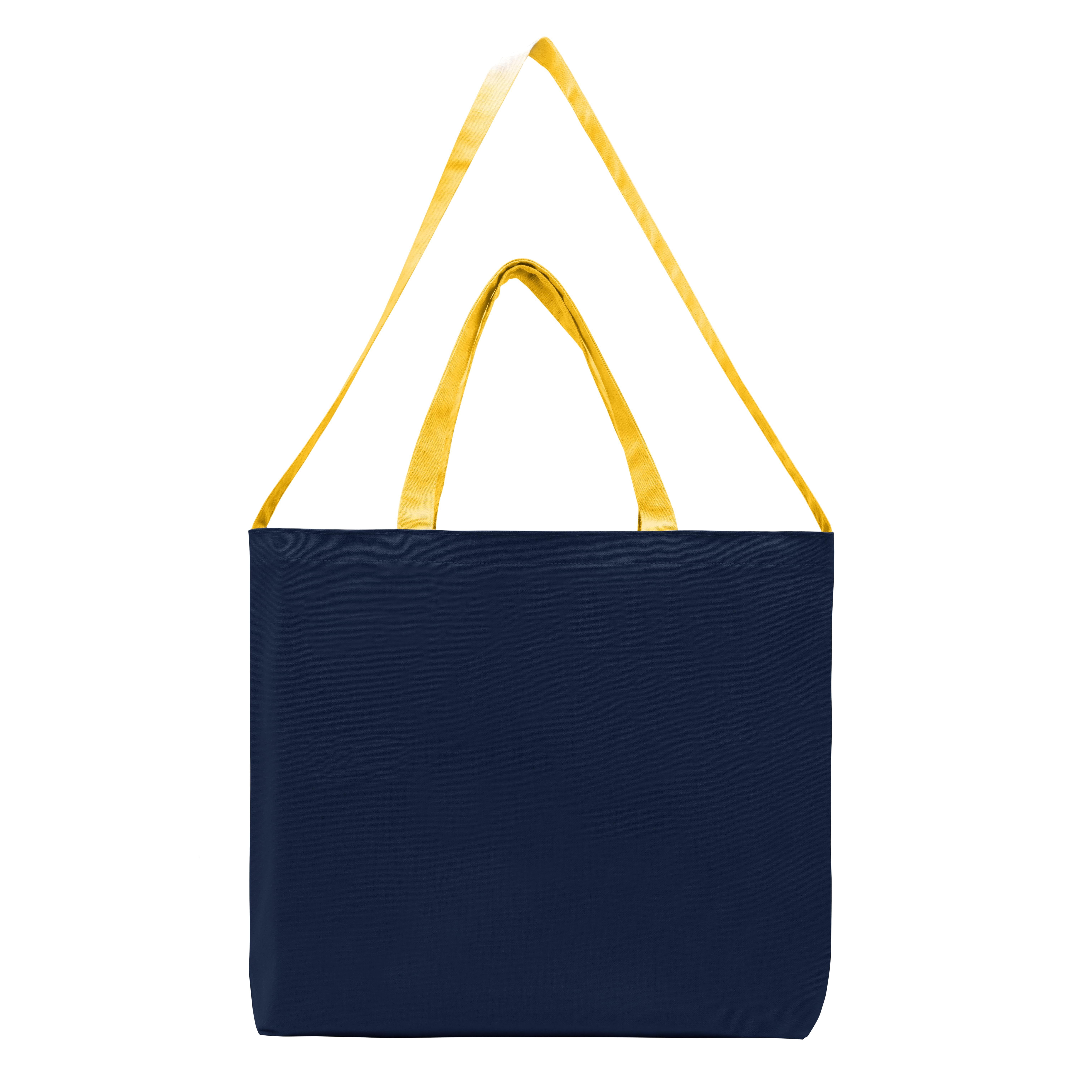 USA Made Navy/Gold Deluxe Dyed Canvas Shoulder Strap Gusset USA Made Navy/Gold Deluxe Dyed Canvas Shoulder Strap Gusset