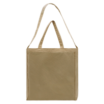 Natural Canvas T Bottom Shoulder Carry Tote