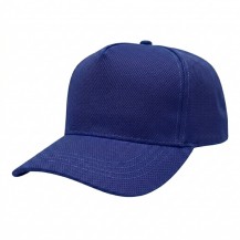 USA-made 5S Royal Blue Diamond Pro baseball cap, 3q view, manufactured in Newark NJ