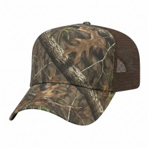 Brown RealTree/Mesh Snapback Skate Cap