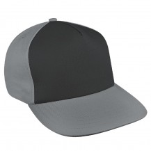 Dark Gray-Light Gray Domestic Snapback Skate Cap