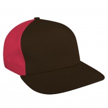 Black-Red Domestic Snapback Skate Cap