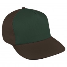 Hunter Green-Black Domestic Velcro Skate Cap