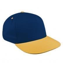 Navy-Athletic Gold Wool Velcro Skate Hat