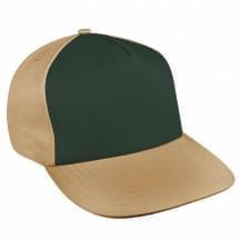 Hunter Green-Khaki Ripstop Slide Buckle Skate Hat