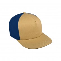 Khaki-Navy Domestic Velcro 5 Panel