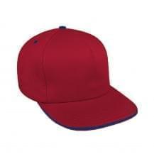 Red-Navy Pro Knit Velcro Trucker