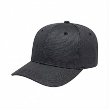 USA-made 6S Black Diamond Pro baseball cap, 3q view, manufactured in Newark NJ