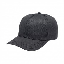 USA-made 6S Black Diamond Pro baseball cap, 3q view, manufactured in Newark NJ
