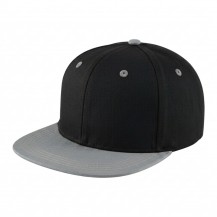 USA-made 6H Black-Light Gray Organic Twill baseball cap, 3q view, manufactured in Newark NJ