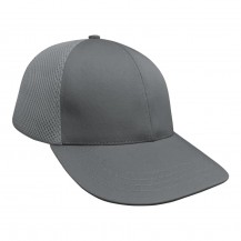 Light Gray Solid Lowstyle Spacer Mesh Snapback Baseball Cap